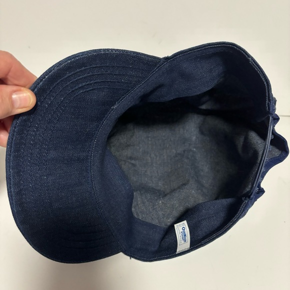 VTG SALE Oshkosh B'Gosh Railroad Conductor Snapback Train Hat Made in USA NEW - Picture 7 of 10